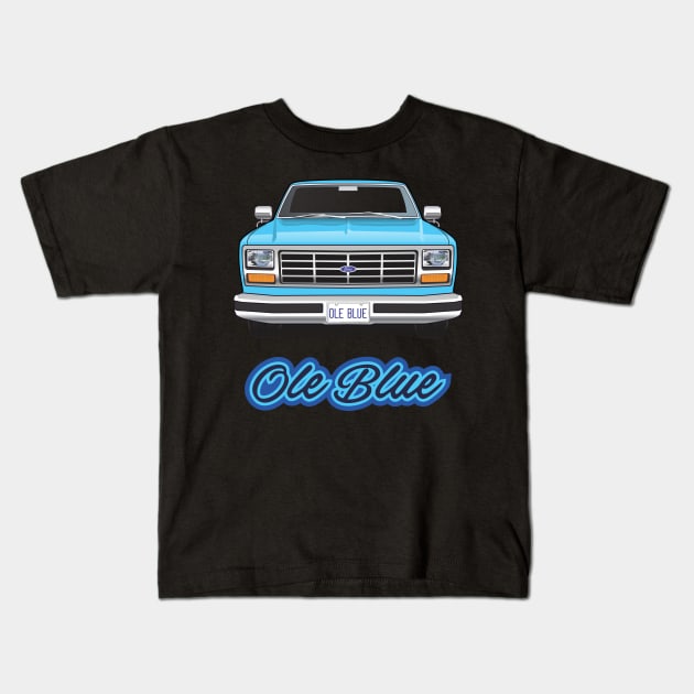 Ole Blue Kids T-Shirt by JRCustoms44